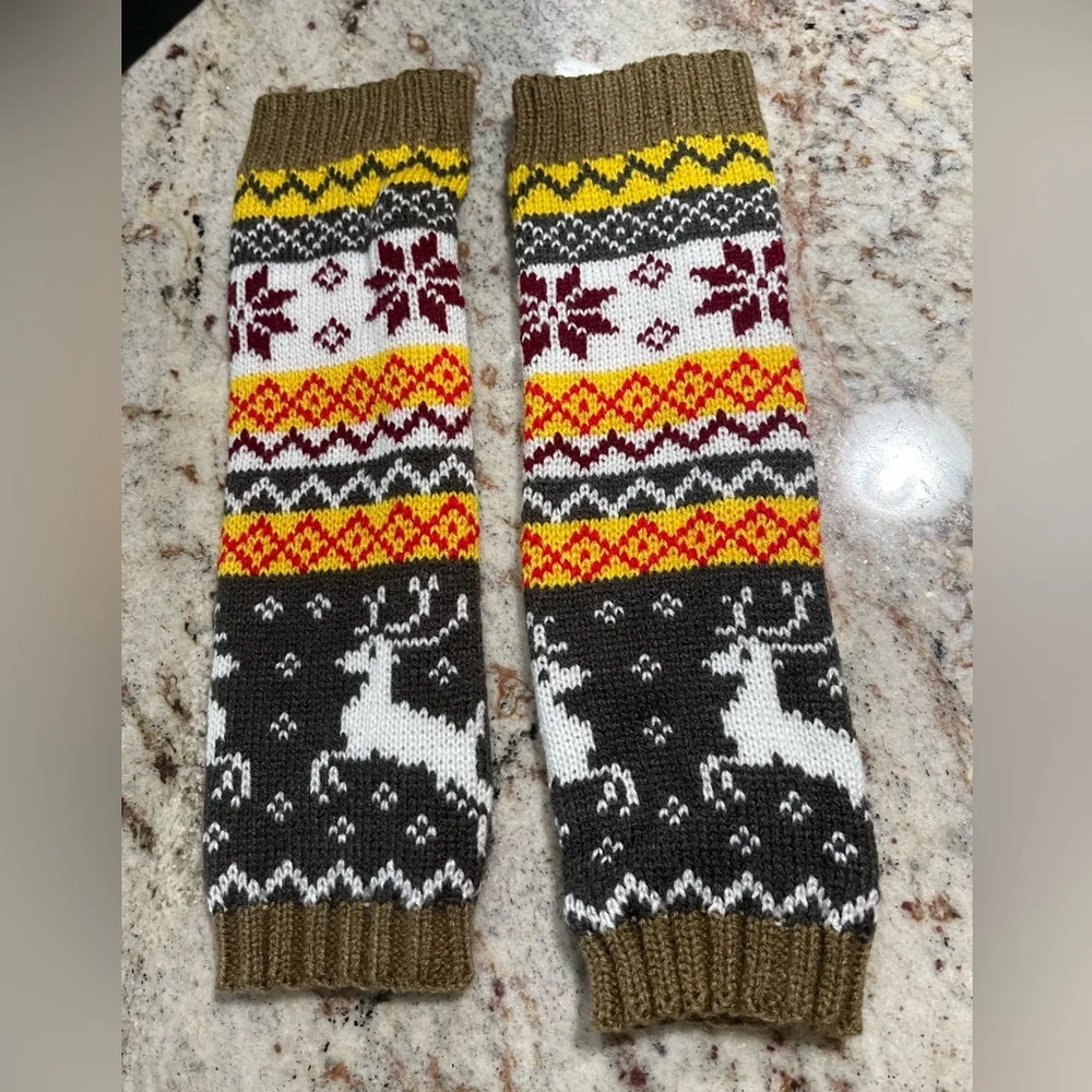 Women’s Arm Warmer Fingerless Gloves Not Tag New